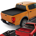 2019 Matte For Vinyl Black 2021 --090 to Roll-up Bed 20 Ford Motoring 5Ft Tonneau Shield Truck Top Ranger Soft Short