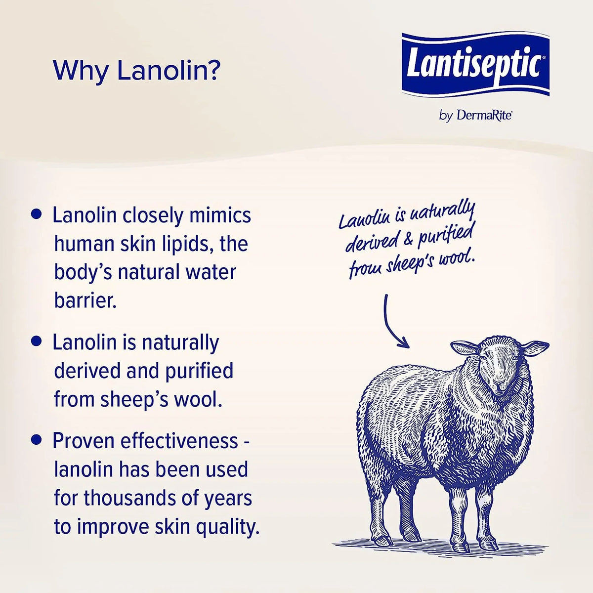 LS0710 Lantiseptic 1 Scent oz. Skin Protectant Lanolin Ct 14 Cream Jar