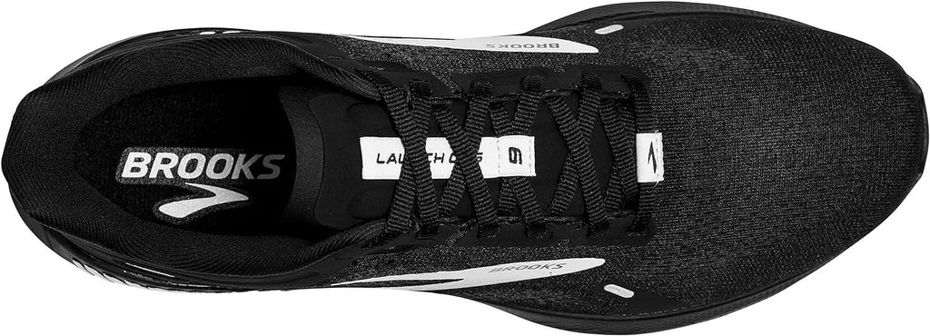 Launch s Brooks 9 Black/White Men Running Shoe Supportive 10