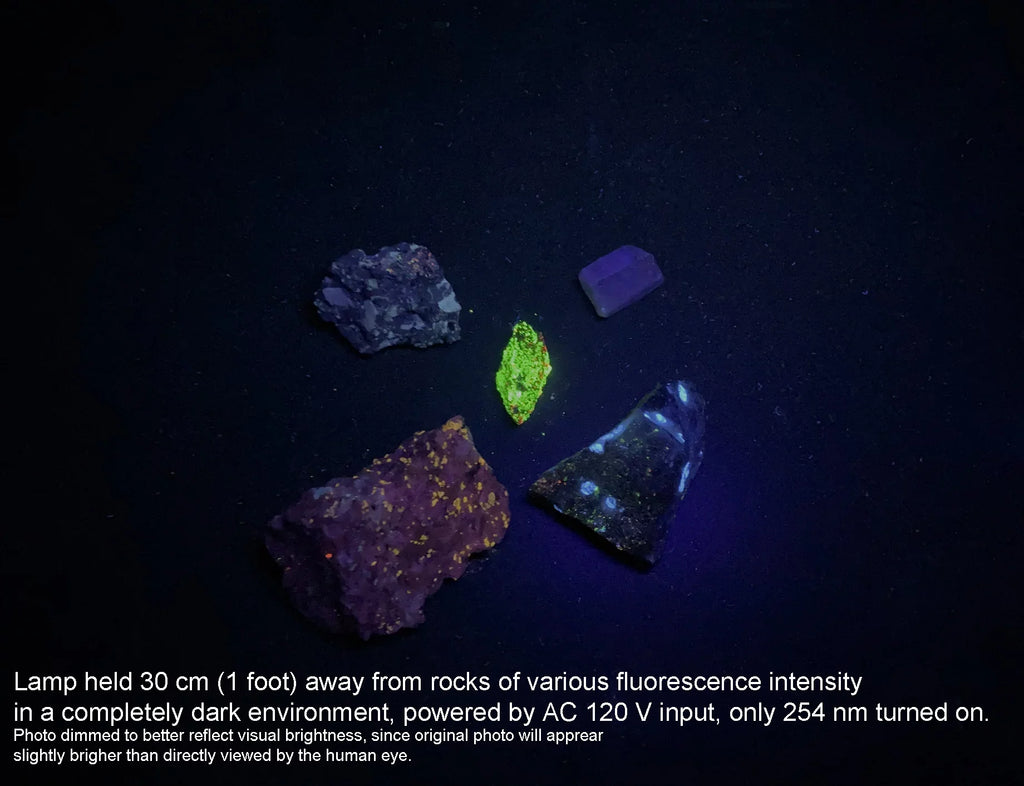 '+ 254nm -3UV20 Rocks Mineral 365nm 120-240V Powered and x2 w/ 6W Filter Lab Instruments for + Lamp AAdvance vis. Light