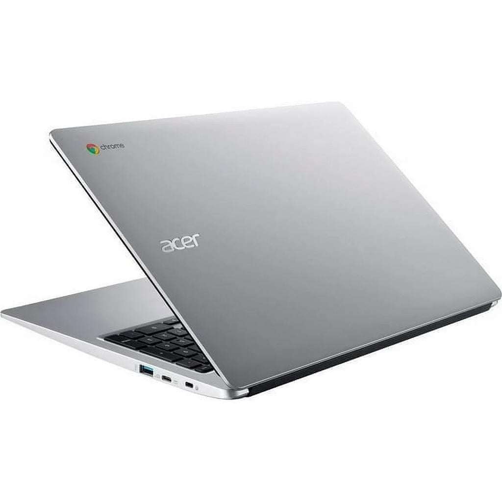 Restored 64GB Display Celeron eMMC, Silver LPDDR4, , Intel N4020, Accessories Chrome 315 4GB Acer Chromebook 15.6" Laptop, Mazepoly +