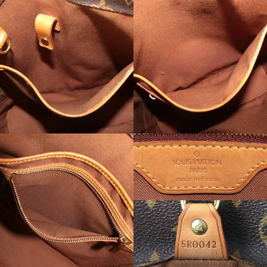 Monogram Women's Men's Bag Pre-Owned Vavan Tote Vuitton M51170 Louis Shoulder (Good)