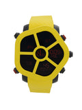 Bezel Co. Steel Quartz Carbon Watch GH100.11...ANH4D Ghost Yellow & Jacob