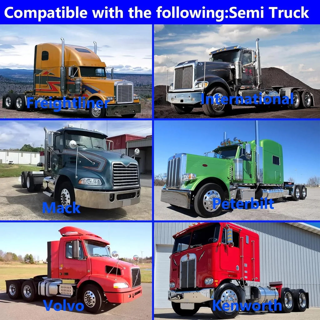 Bracket Semi Straight Trucks Hanger Mudflap Spacing Bolt Spring Stainless Loaded Length Set Mud for Holder Steel 30" fit 2.5" Flap
