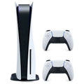 Sony and with Restored Black Version Playstation White CFI1015A Wireless Controller, 5 Disc Extra (Refurbished) DualSense