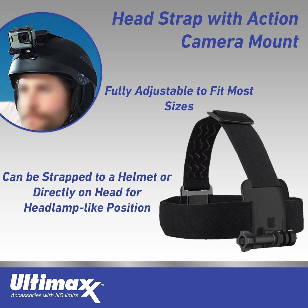 12 Case 1x Hero Replacement Bundle) Ultimaxx GoPro Action & More (20pc Camera Bundle Battery, - Includes: Starter Moisture-Defensive