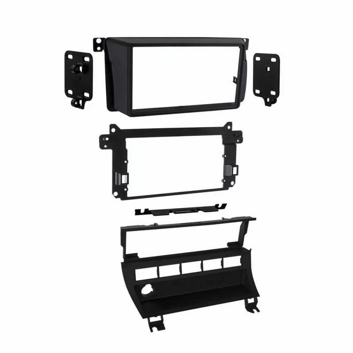 70-8590 Metra Wiring Vehicle 5-Switch Dash Double Antenna 3-Series Metra Harness with Installation Adapter 99-06 40-VW10 with Kit 95-9310B Metra Panel and
