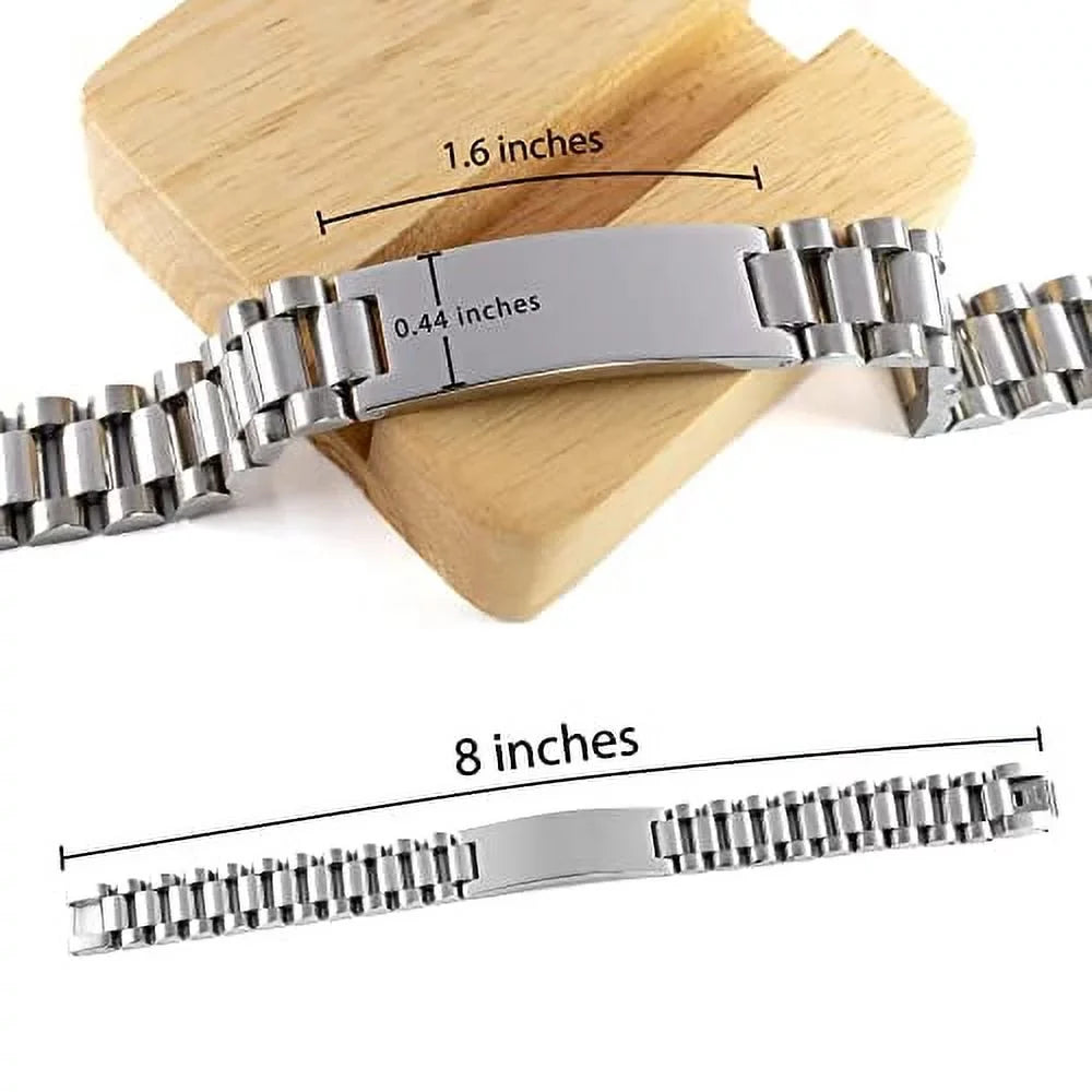 amangny Without Ladder Bracelet, A Day Camping Beautiful Day Engraved for is Camping Wasted. a Camping Bracelet,