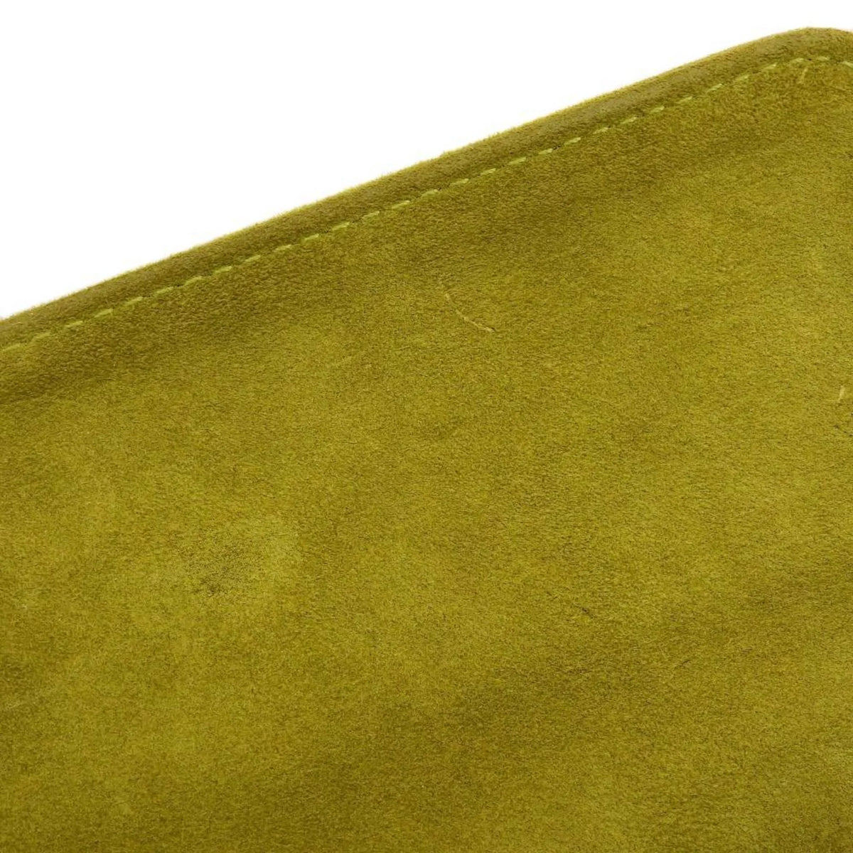 Salvatore BC217651 Ferragamo Bag Shoulder (Good) One Pre-Owned Gancini Green Suede