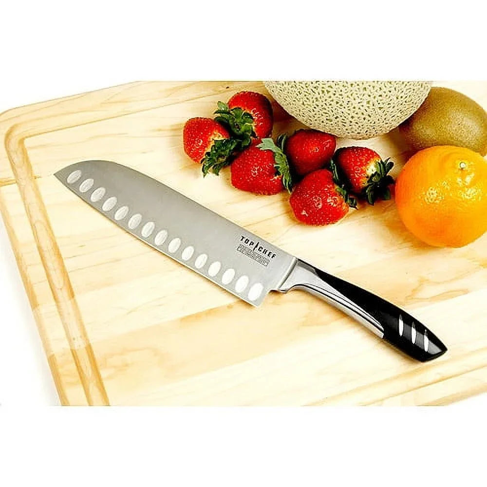 Chef Master Santoku Knife Top Cutlery 7"