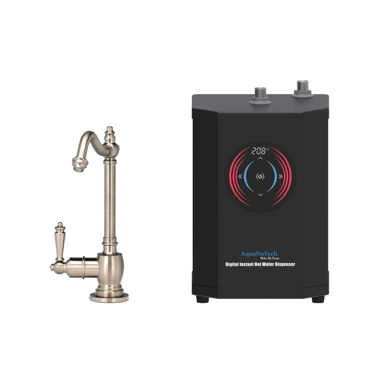 Only Traditional Filtration Faucet Spout AquaNuTech Moisture Hot with Hook AquaNuTech Dispenser,