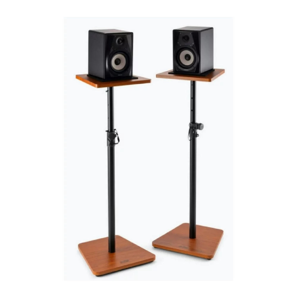 Stage Non-Slip Studio Stands Adjustable On SMS7500R Wood Monitor (2-Pack, Height Rosewood)