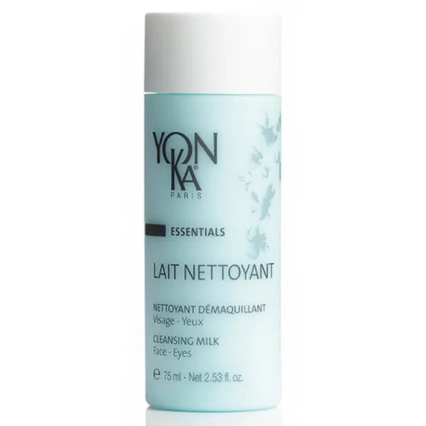 Lait Nettoyant Milk Lips Eyes, Face, Yonka - 2.53oz/75ml Travel Cleansing
