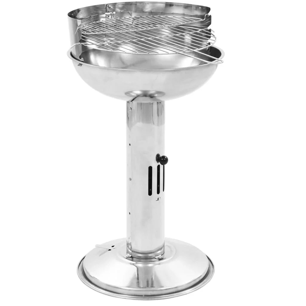 Stainless Buyweek Pedestal Grill Charcoal Steel