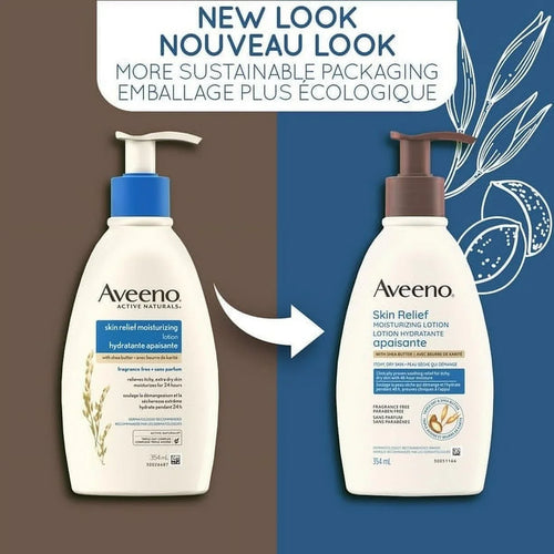 24-Hour Therapeutic Triple Relief Shea Aveeno Natural for Skin Complex, Unscented Extra Lotion Itchy for Dry, Skin & Butter Skin Moisturizing Sensitive Lotion Oat with