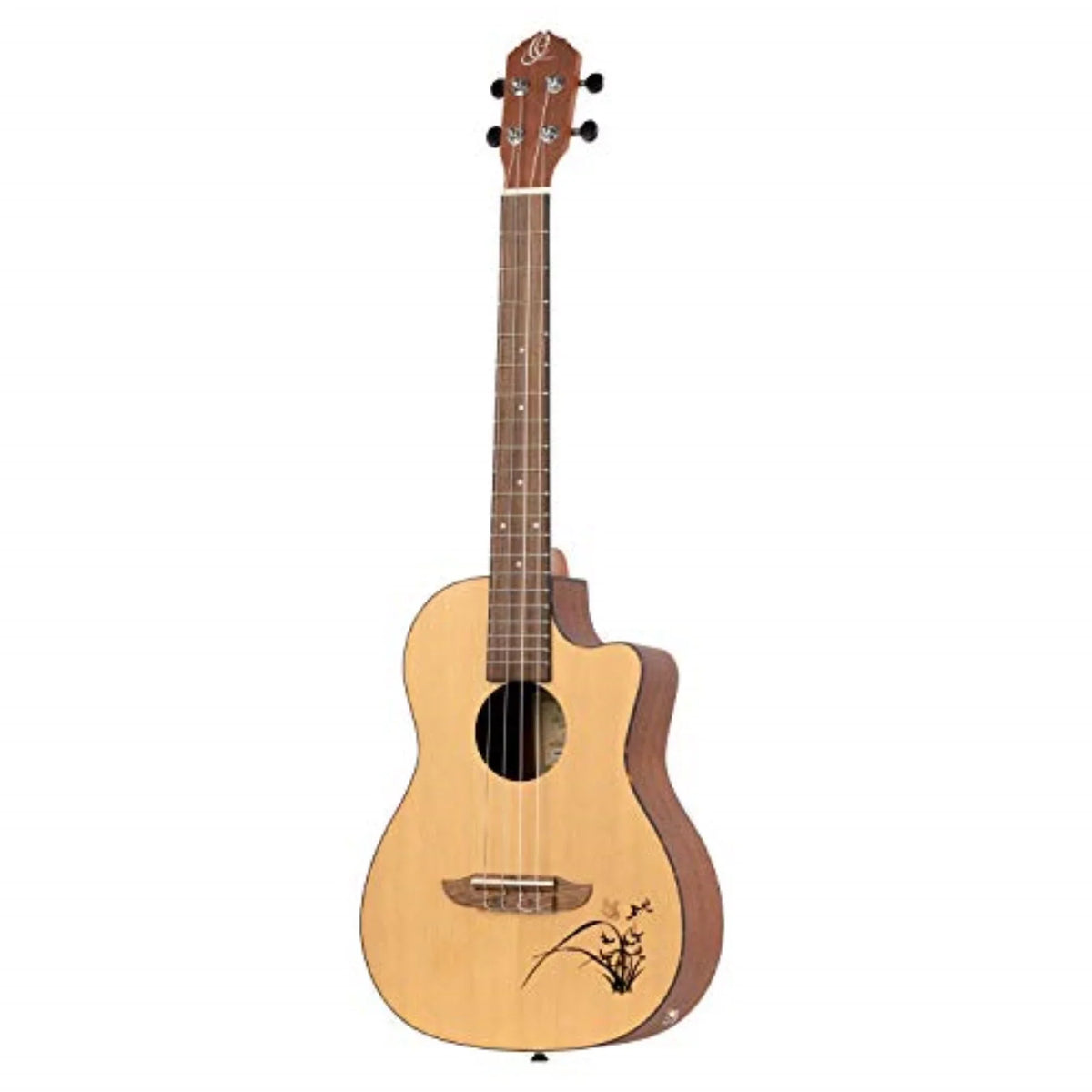Series Bass Bonfire Ukulele Acoustic Ortega Electric