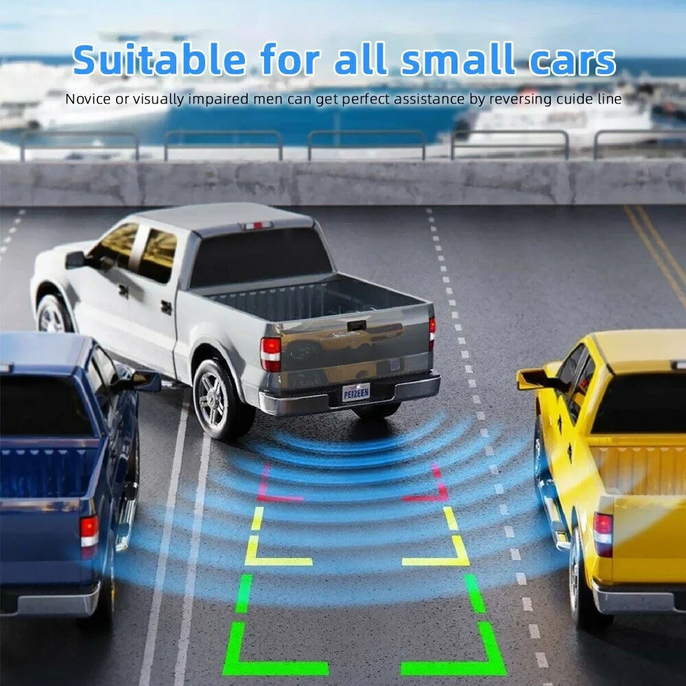 Installation One Easy Cars, Suvs Trucks, Power 4.3 Rear Camera Grid Night Camera Vision Use for Lines Backup Camera Car Moistureproof 8 Backup 720P Backup Reverse/Continuous Pickups, Inch System