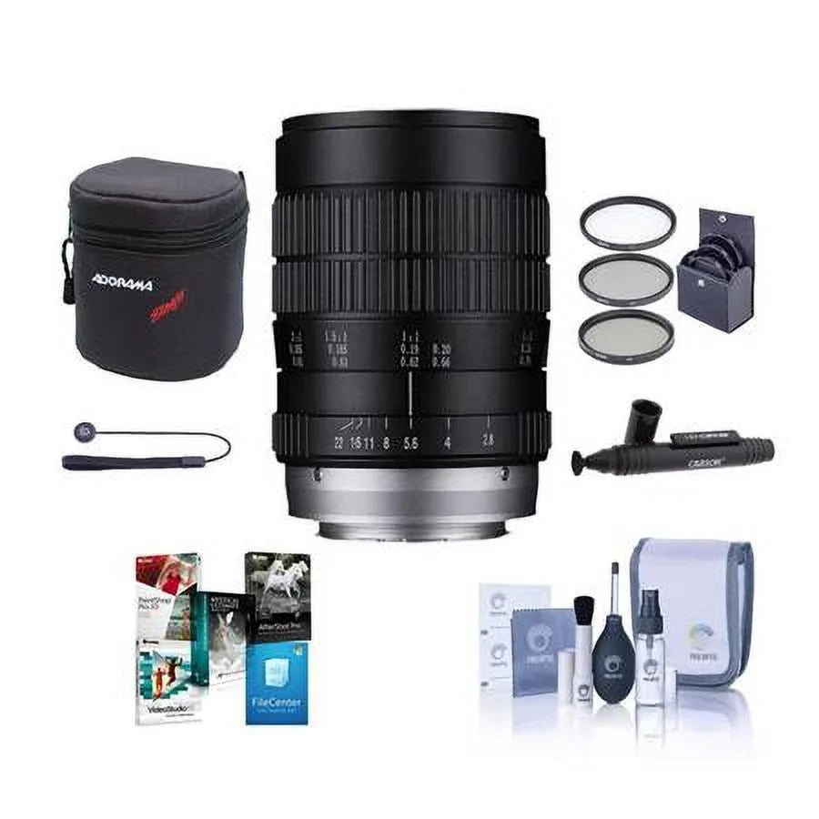 f/2.8 Lens 62mm Software Macro 60mm with Laowa Lens Cleaning Filter Cap for Sony 2X E, Cleaner Kit, Tether, Kit, Kit, Lens ProOptic Bundle Ultra