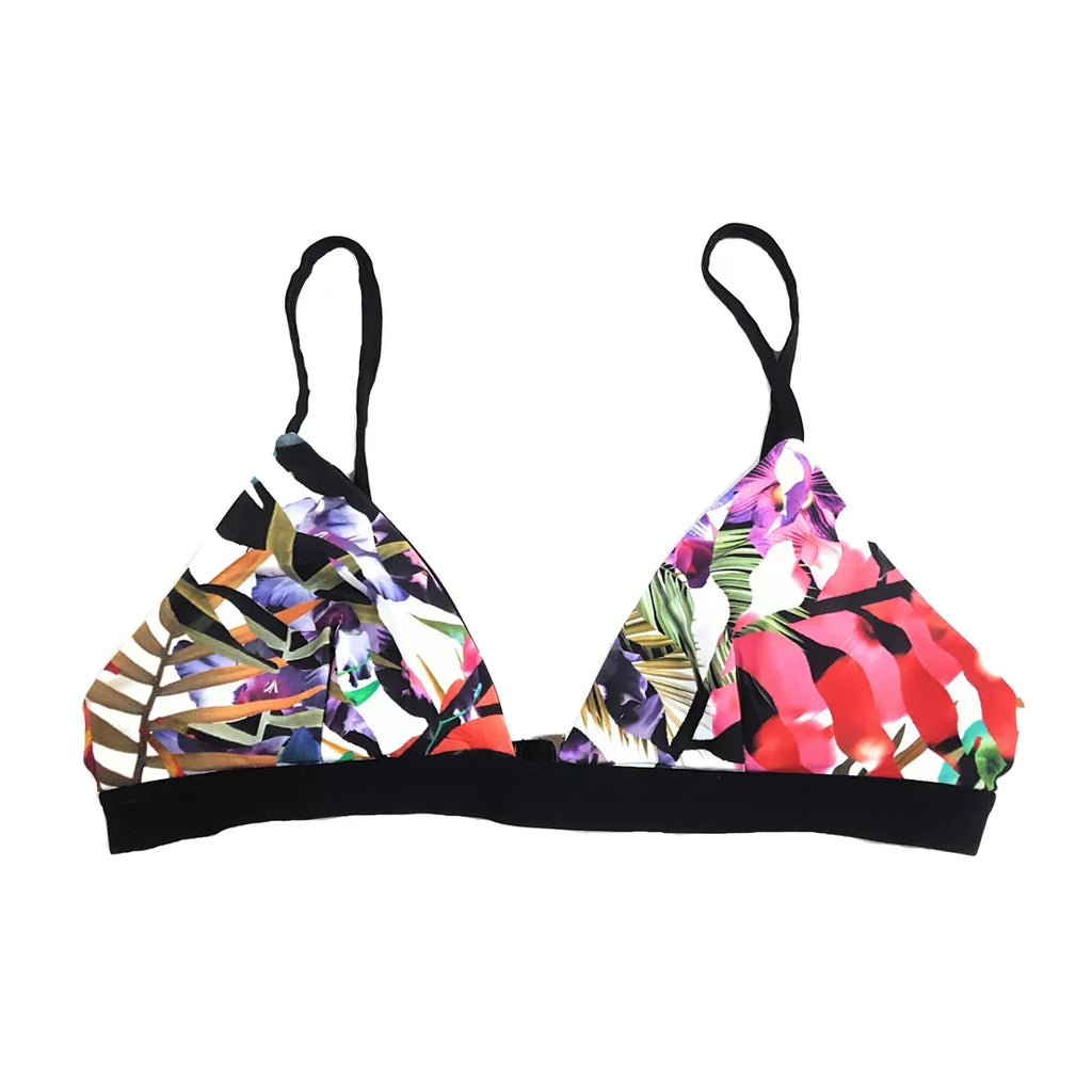 Large Multi, Nicole Triangle Miller Bikini Top,