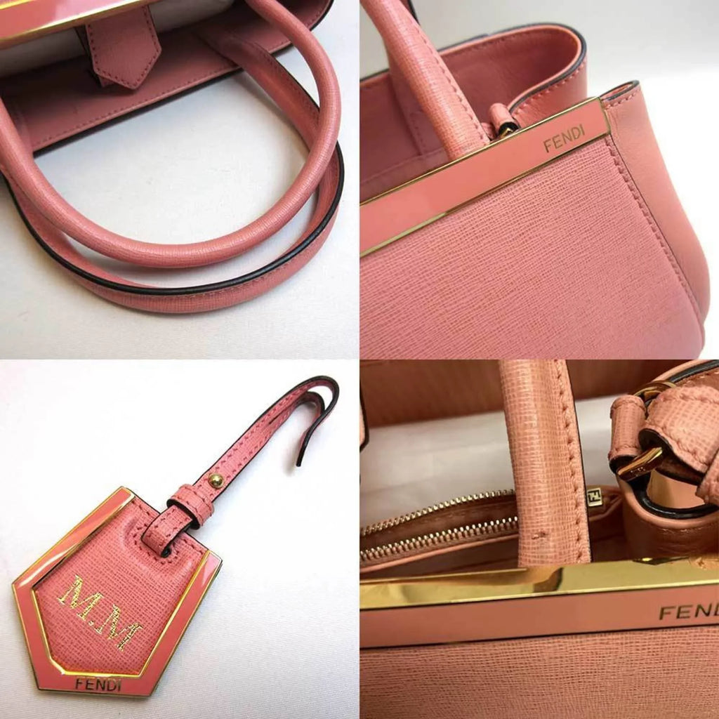 Shoulder Ladies 2way Tojour Pink Bag 8BH253 Fendi Pre-Owned (Good) Hand