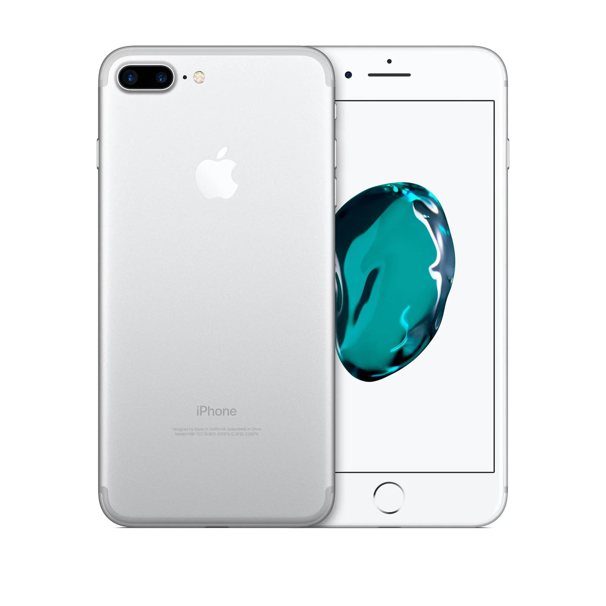 Carrier 128GB 7 iPhone (Good) Pre-Owned Silver Apple Plus - Unlocked -