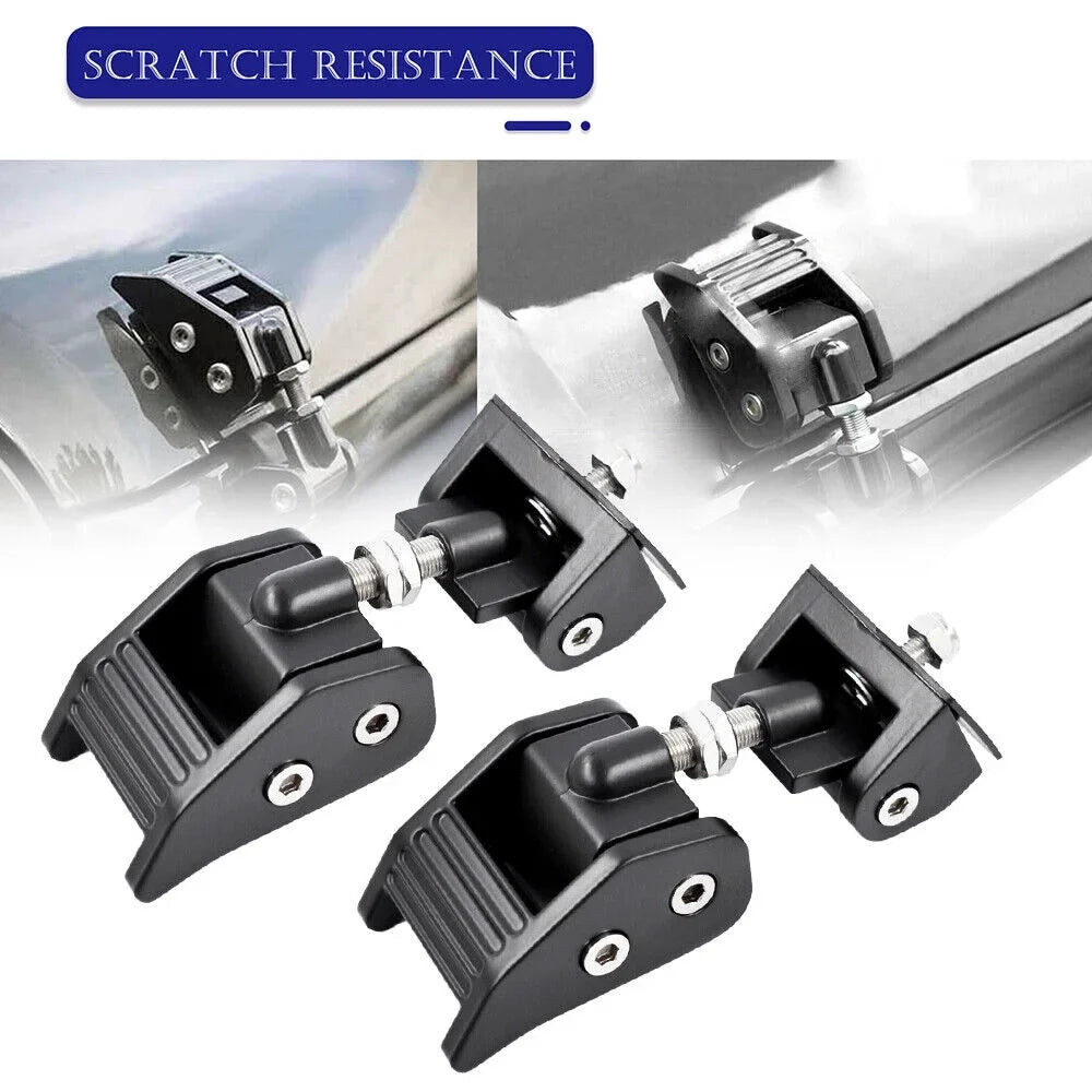 Durable 07-18 Lock Catch - Latch JahyElec Your Hood Secure Black for Jeep Adventures Wrangler Off-Road