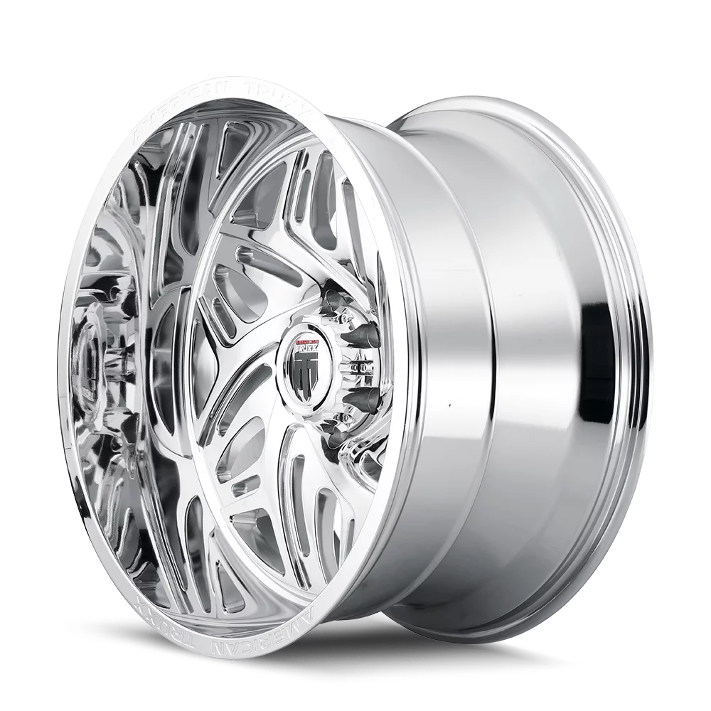 Chrome (-44mm) Euphoria Truxx AT1914 22x12 6x5.5 American Wheel