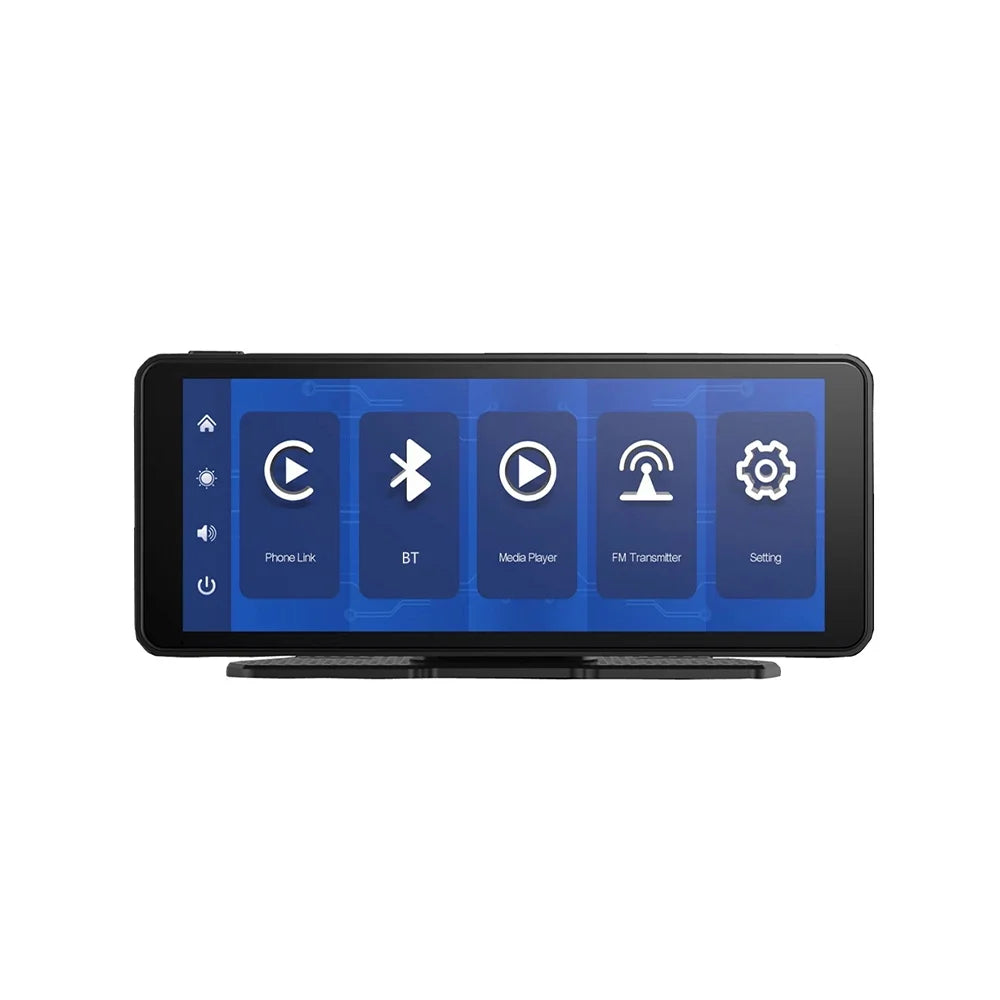 Apple Portable Android with Carplay and Apple inch Camera Car Virwir Touch Auto1080p Link Backup Mirror Carplay 6.86 Stereo Wireless Screen