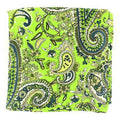 One & Paisley Silk F Men's Size Lime Rag Wild Western M