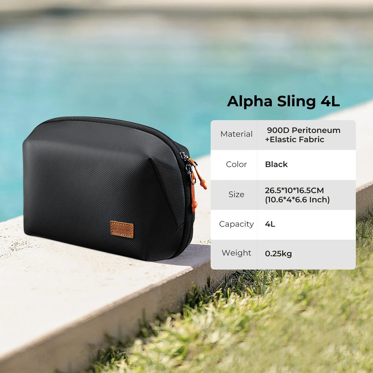 for 4L Moistureproof Compartments Storage K&F KF13.130 Camera Lens Large Phone with Camera Digital Shockproof Bag Photography Capacity