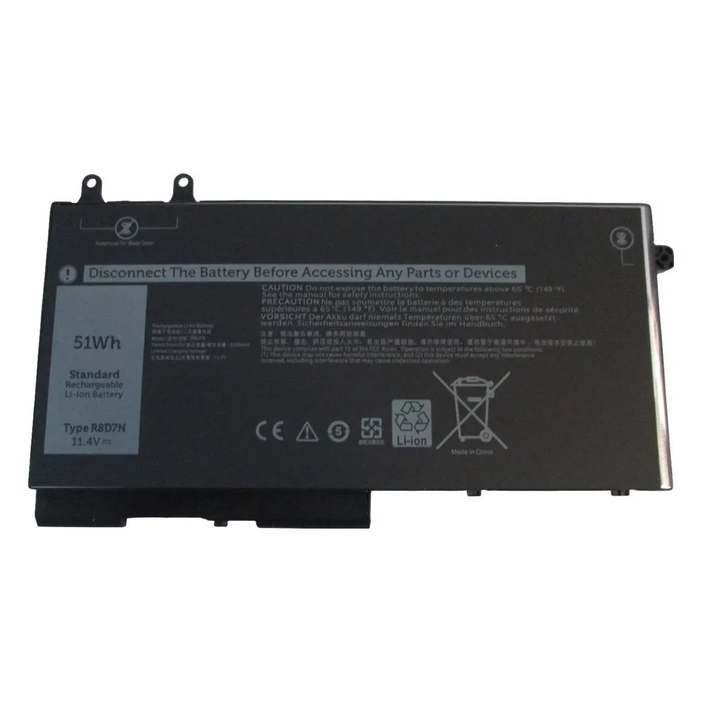 Precision 51Wh 3550 5410 Laptops W8GMW Latitude - 5411 R8D7N Dell 3551 5501 5401 5500 5511 3540 TNT6H Replaces 11.4V 49HG8 3541 Battery for 5510 5400