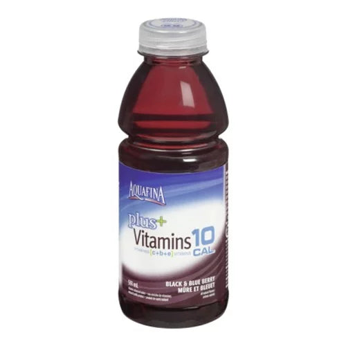 & Aquafina Plus Blueberry Black