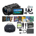 Camcorder Handyman with Bag, Accessory Sony Tripod Bundle -AX43 4K and