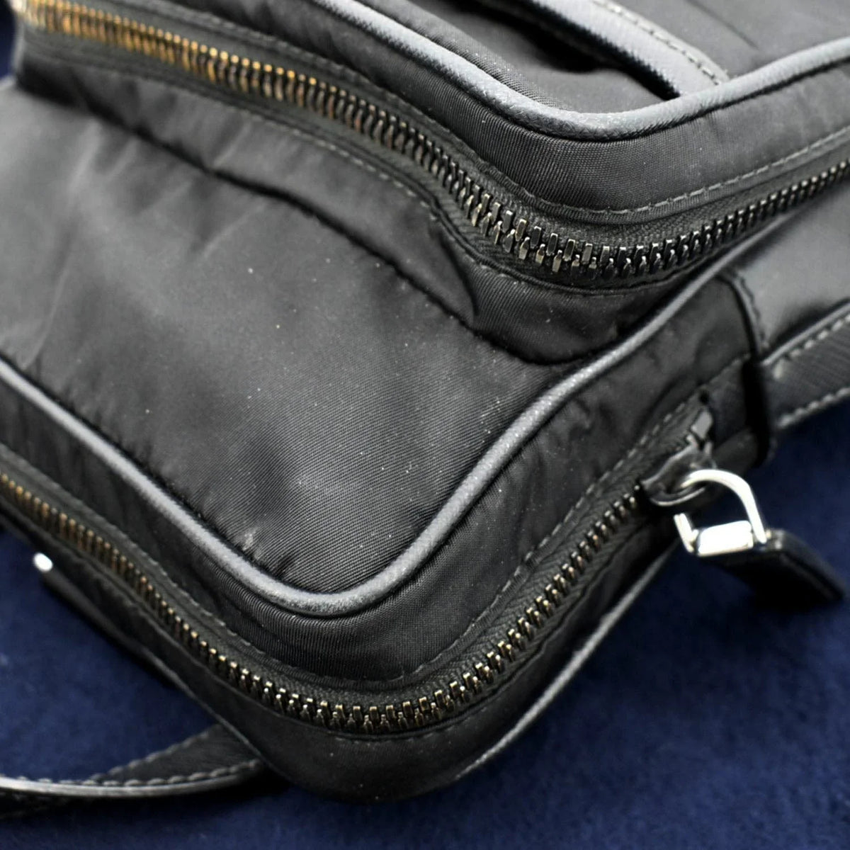 Backpack Nylon Bag 2vz026 Pre-owned Black