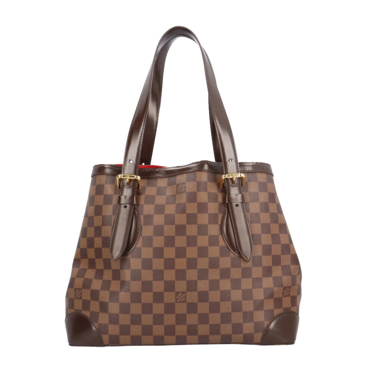 Pre-Owned (Good) BRB03130000004147 Louis Canvas Damier Hampstead Bag Women's Vuitton N51204 Brown Shoulder