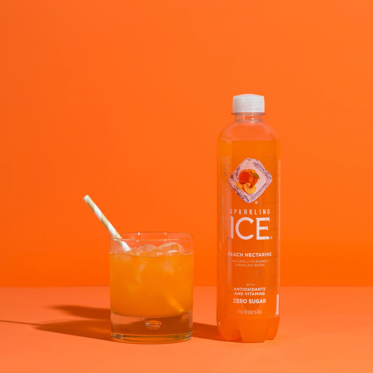 Peach of Nectarine Oz, Ice® Flavored Sparkling Naturally 17 Sparkling (Pack Moisture, Fl 12)