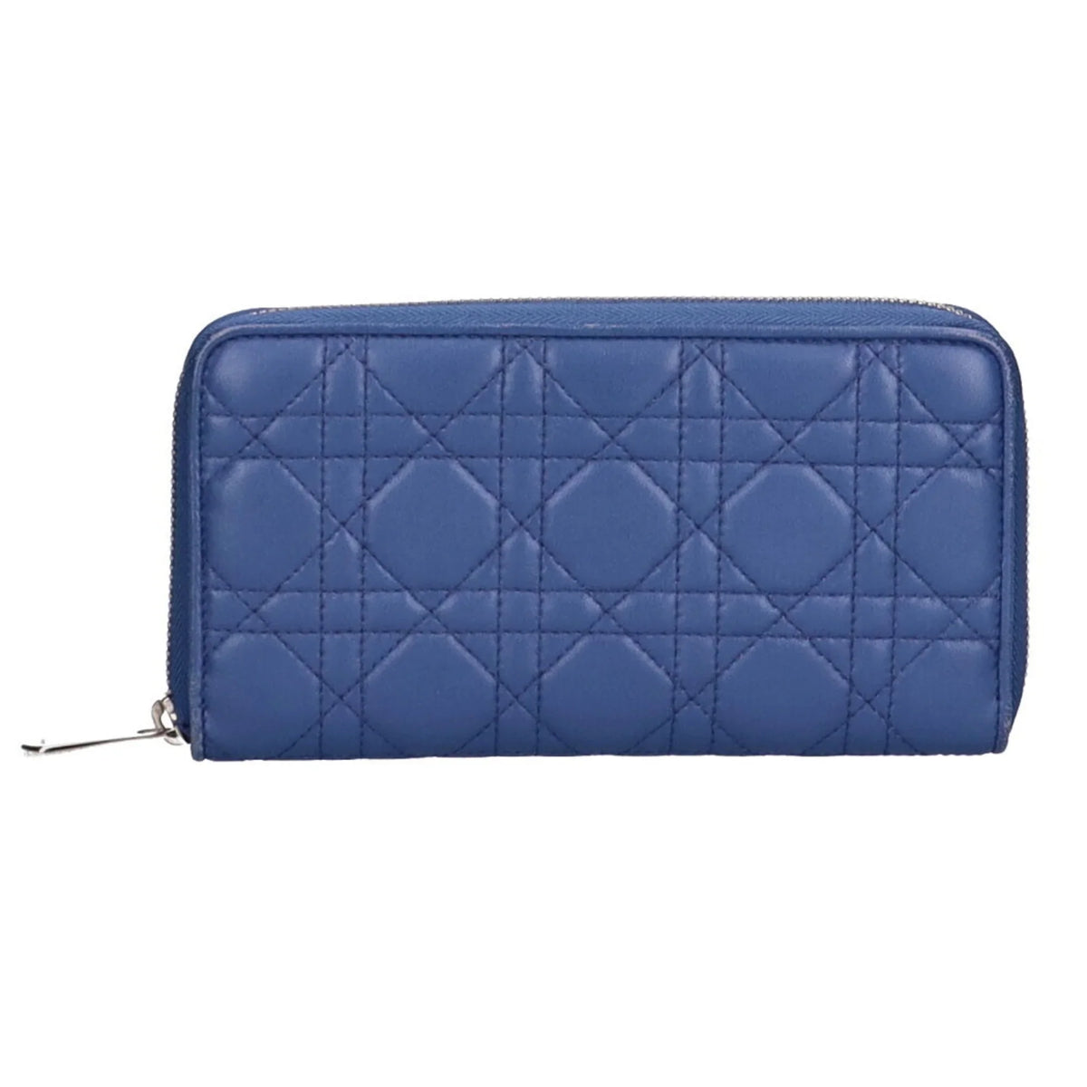Dior Voyageur long (Good) ladies wallet Pre-Owned lambskin lady Christian