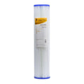 Filter x Pleated 30 Pentek 4-1/2", R30-20BB 20" Cartridge, Polyester Microns