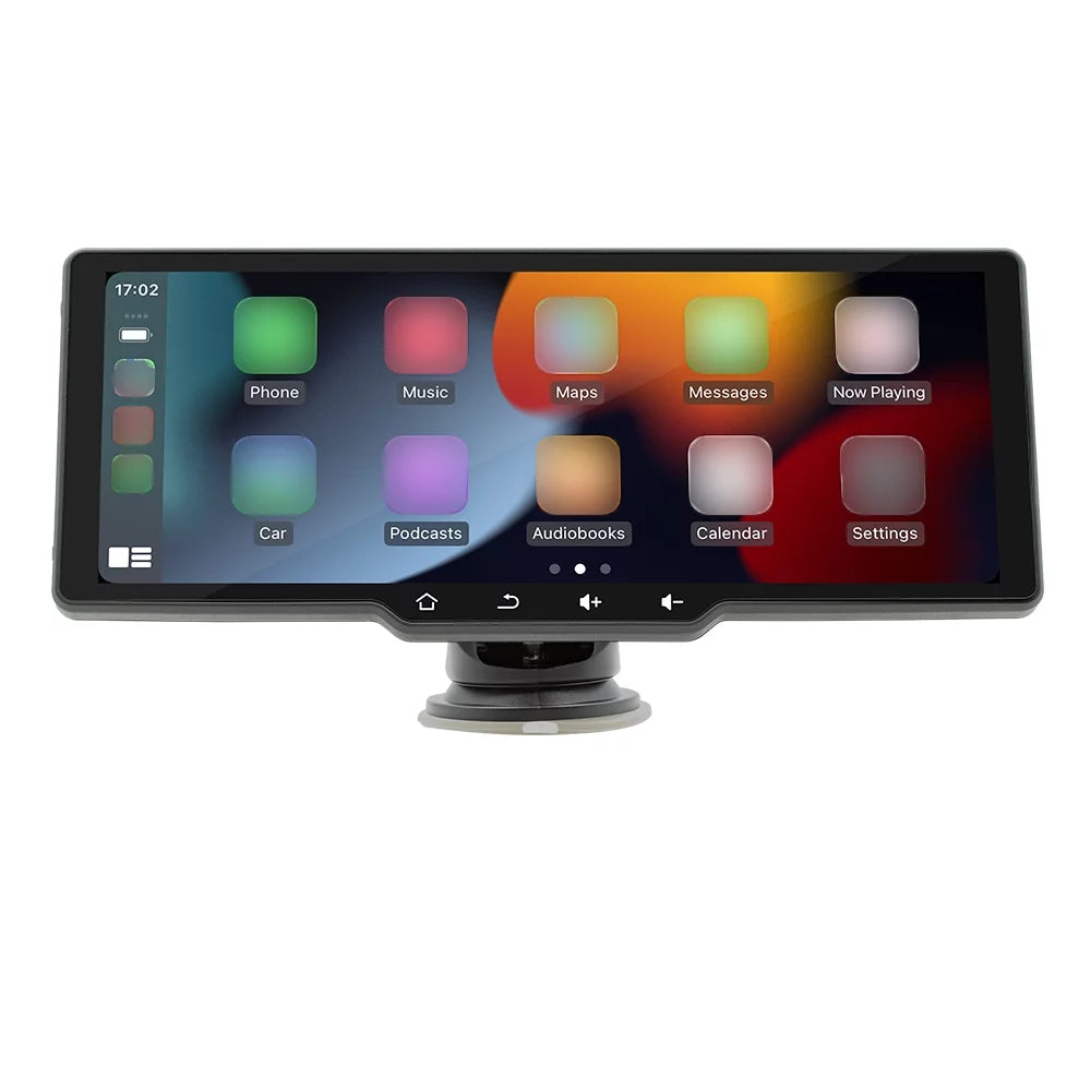 Car Portable Car Camera Auto Video Recorder Car Player Dcenta 10.26in Rearview MultiMedia Car Multi-language Mobilephone Camera CarPlay Camcorder Control Wireless