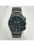 45mm Steel Watch Camuto Quartz (Good) /1065BK Black Dial Vince Pre-owned Mens