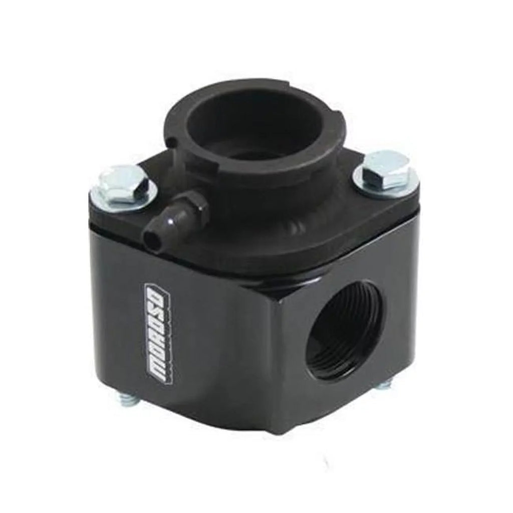 Kit Billet Manifold Black Aluminium - Moroso Neck 63424 Filler