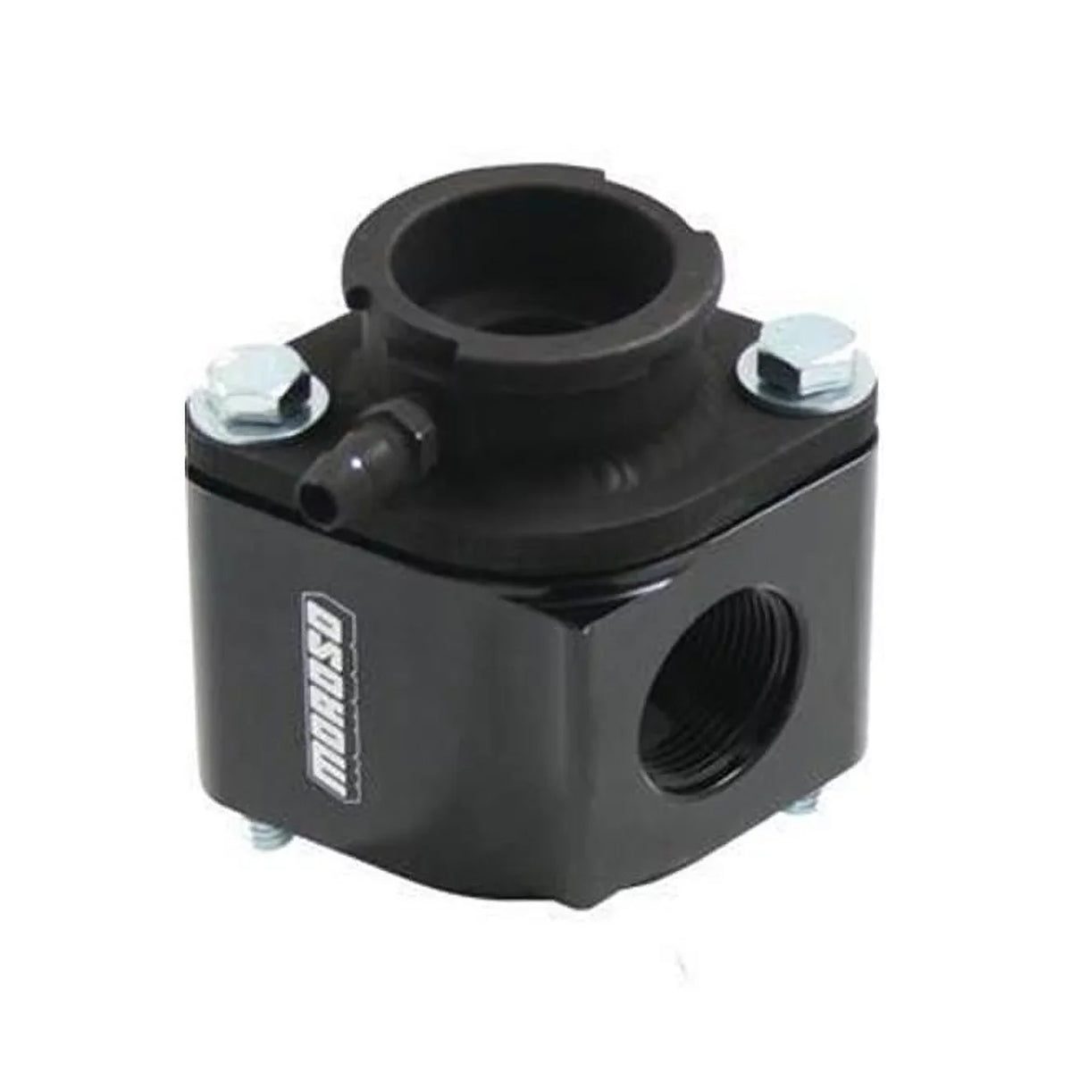 Kit Billet Manifold Black Aluminium - Moroso Neck 63424 Filler