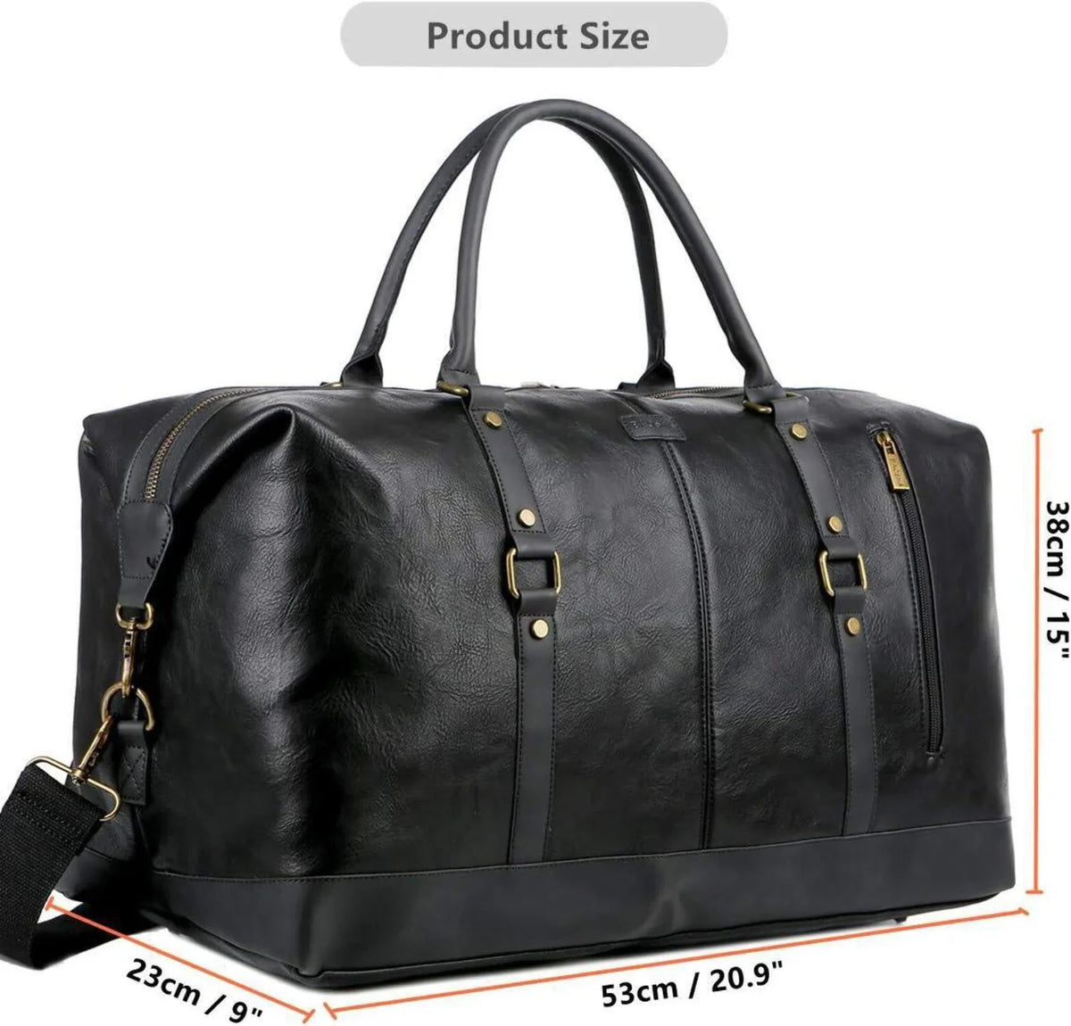 Fashion Bag Travel 20 Leather Overnight Co. Duffel