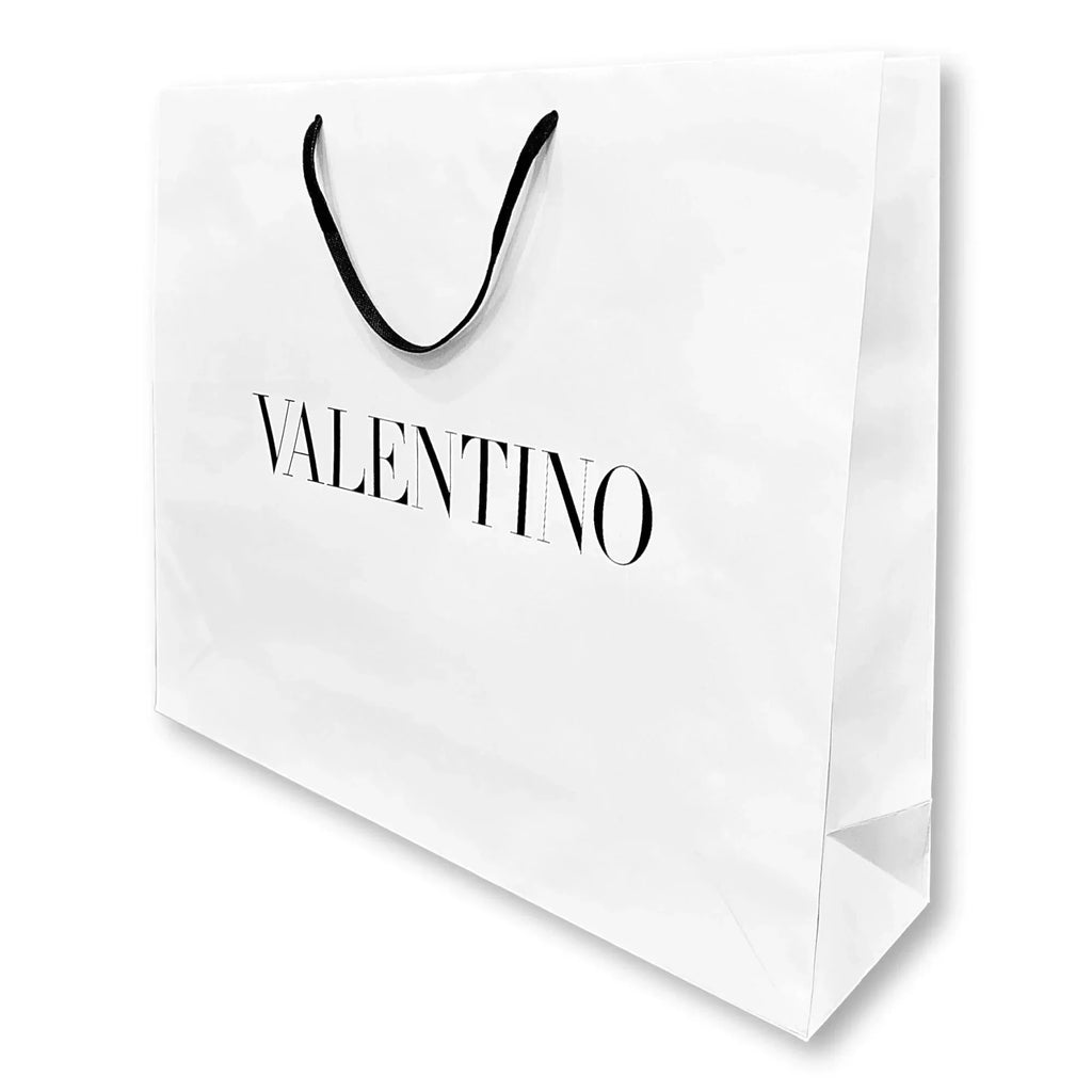 Designer Packaging Large Gift Paper White Logo Valentino Bag Shopping