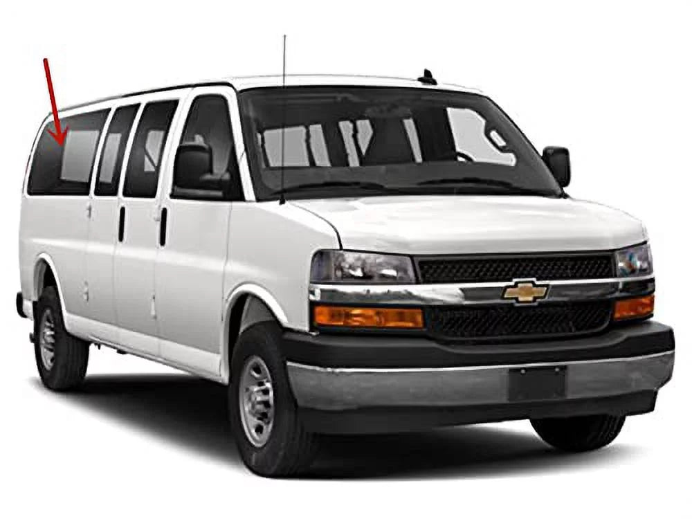 1996-2022 Standard Express/ Quarter Rear Right Quarter with Passenger Glass Side Fits Window Savana Chevrolet Models Van