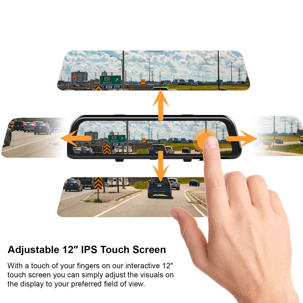 10" Rear Mirror and Rexing Dash M1 2K Front cam