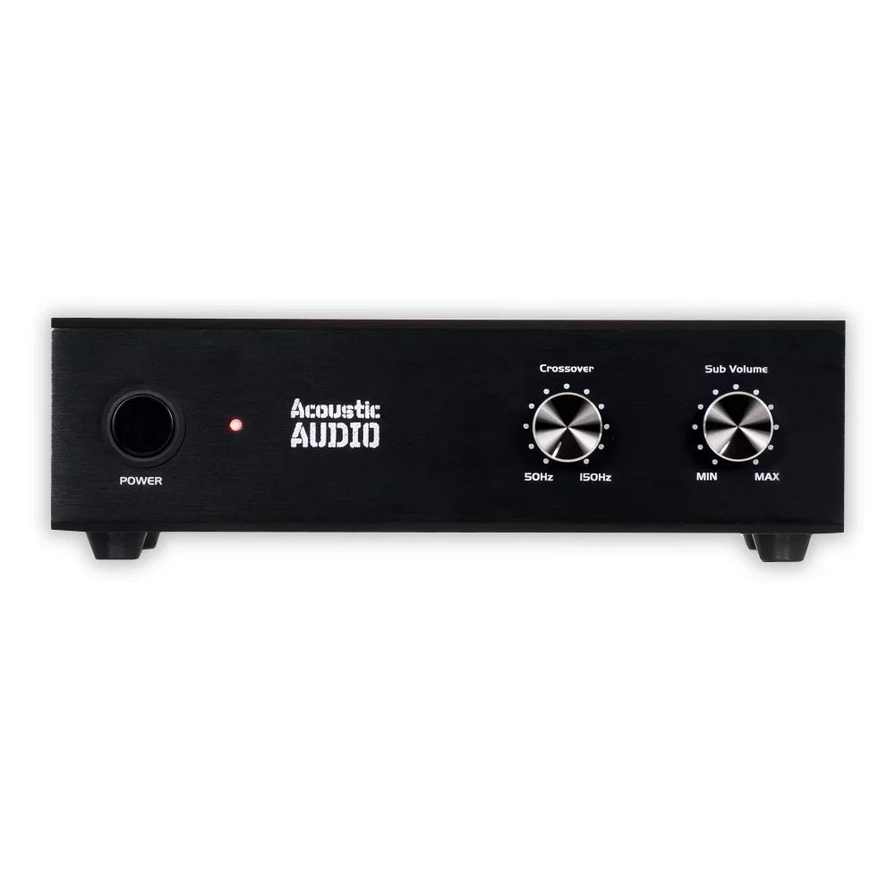 Acoustic Speaker with and Audio Mount 2 -S10 Flush Subwoofers Pack 10" Amps