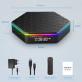 64GB Video Stream Smart Quad Box KingFurt Memory 6K 12.0 Core Android Plus Player 8K T95Z 2023