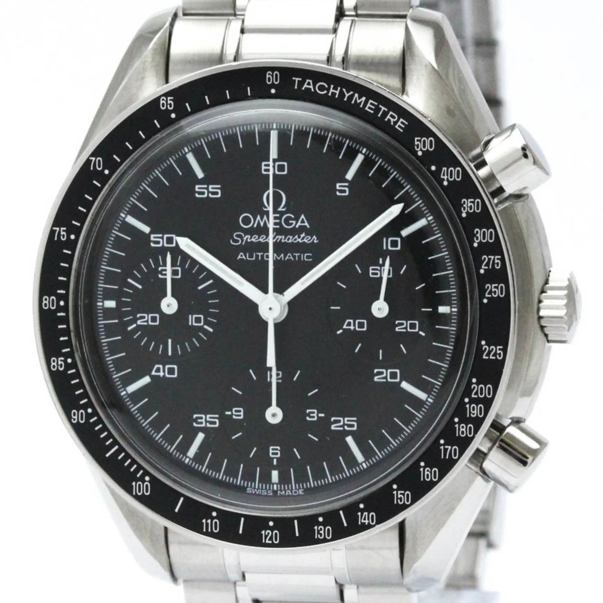 Automatic Speedmaster BF566753 Polished Mens Watch Pre-Owned (Good) 3510.50 Steel