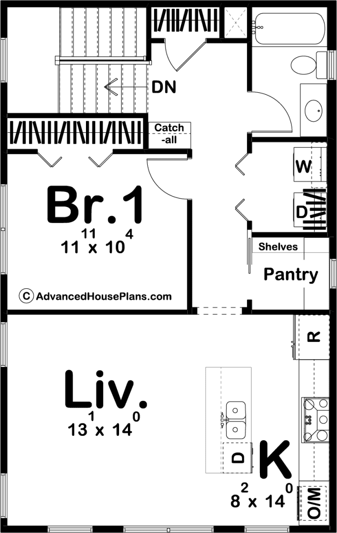 Advanced Blueprints Willow 29967 House | Carriage Point Ready Plan Builder Plans: House |